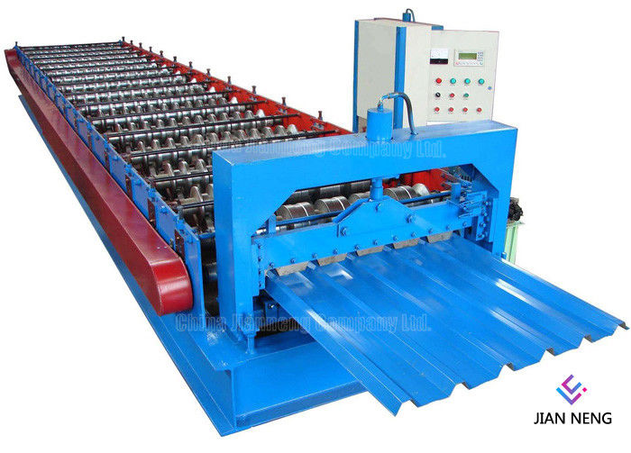 0-15 एम / मिनट की गति में 380V पूर्ण स्वचालित स्थायी सीम धातु छत मशीन