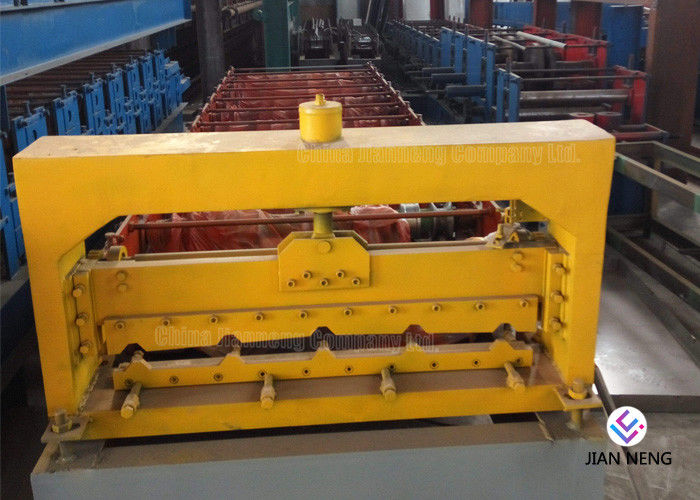 Cladding प्रोफाइल IBR धातु छत शीट, दीवार पैनल रोल बनाने की मशीन PLC नियंत्रण