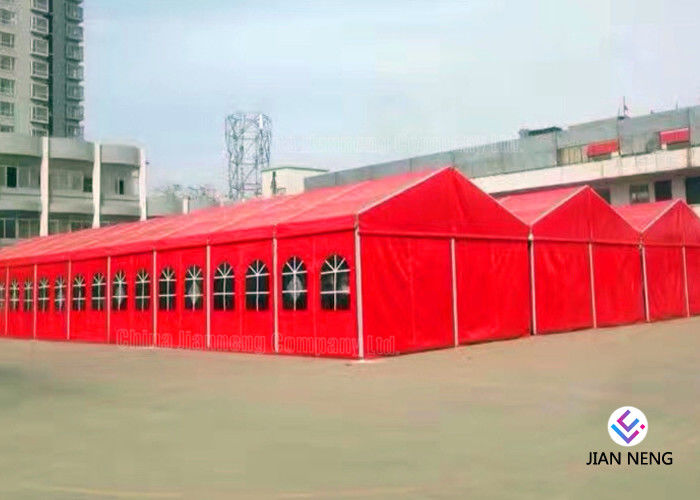 लाल एल्यूमिनियम ट्रस रूफ सिस्टम, एयर कंडीशन के साथ सुंदर डीजे लाइटिंग ट्रस सिस्टम टेंट