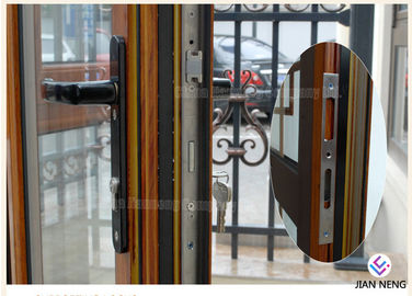 Australia Style Aluminium Casement Doors , Aluminum Sliding Patio Doors With Tempered Frosted Glass