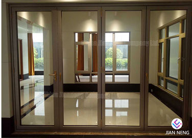 Australia Style Aluminium Casement Doors , Aluminum Sliding Patio Doors With Tempered Frosted Glass